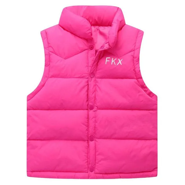 Autumn Winter  Boys Girls Vest Jacket light duck down vest