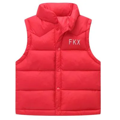 Autumn Winter  Boys Girls Vest Jacket light duck down vest