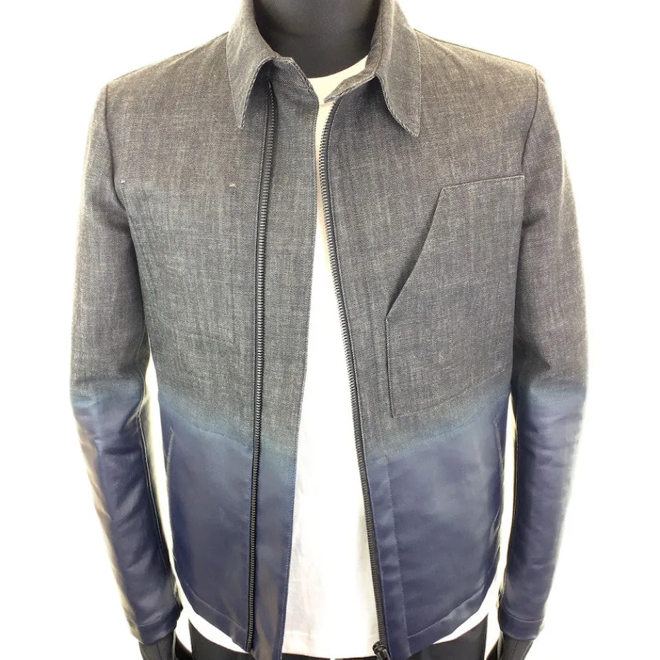 Fendi Coated Denim Riders Jacket