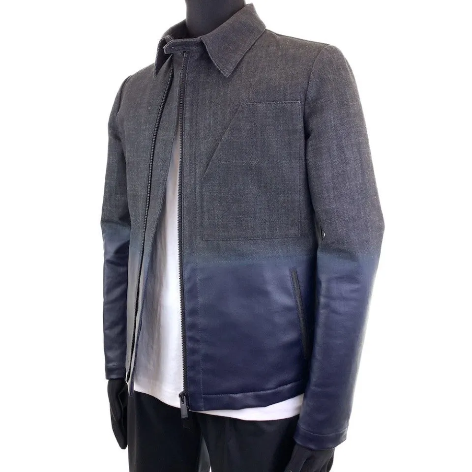 Fendi Coated Denim Riders Jacket