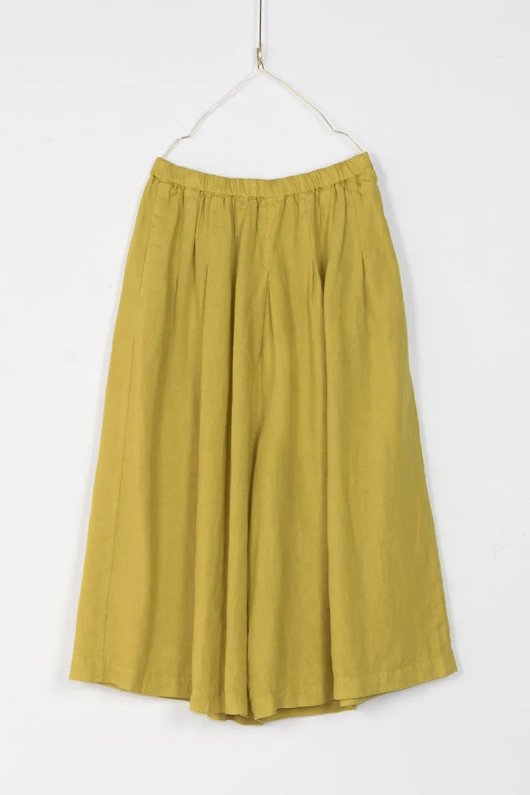 Montaigne Solid linen culottes