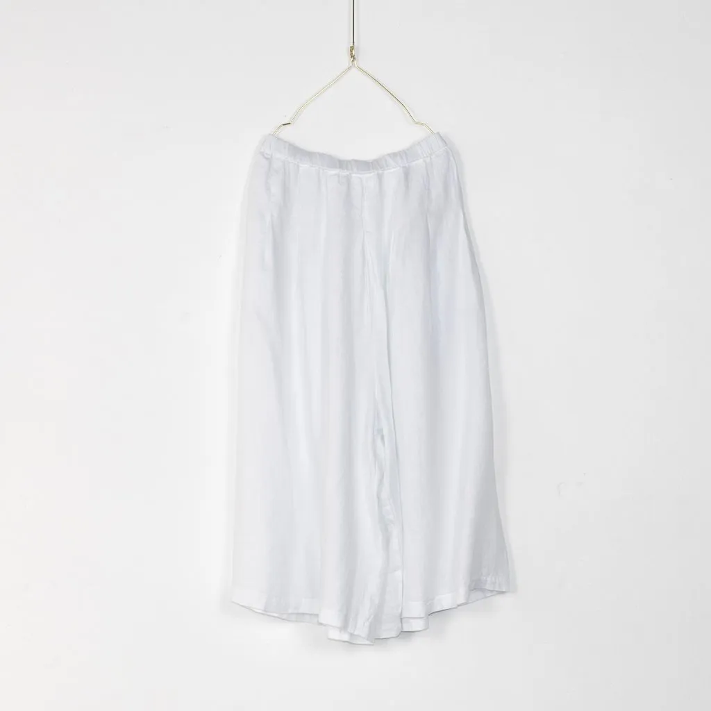 Montaigne Solid linen culottes