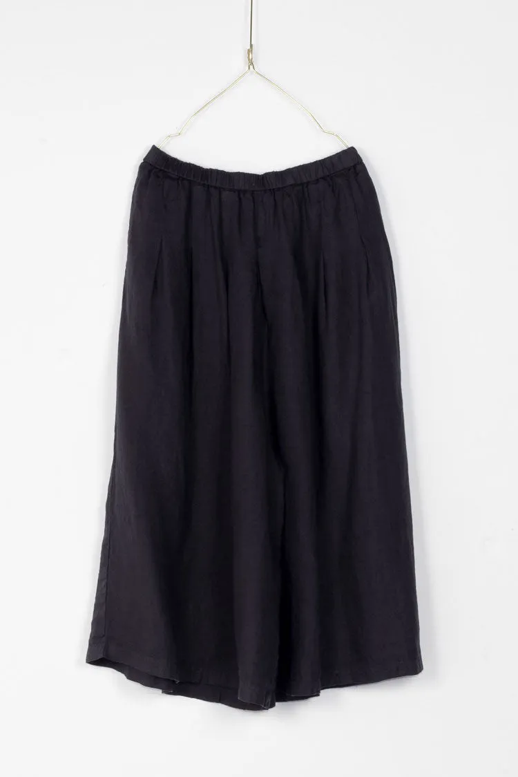 Montaigne Solid linen culottes