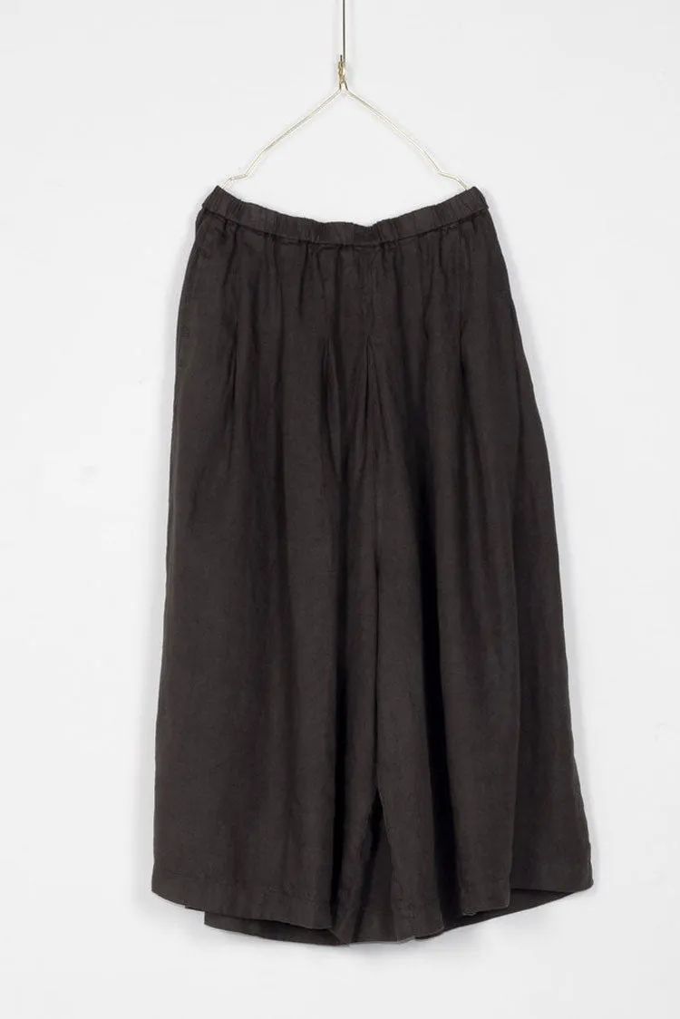Montaigne Solid linen culottes