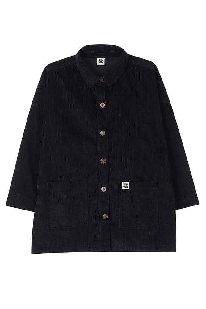 Olly - Corduroy Jacket in Black