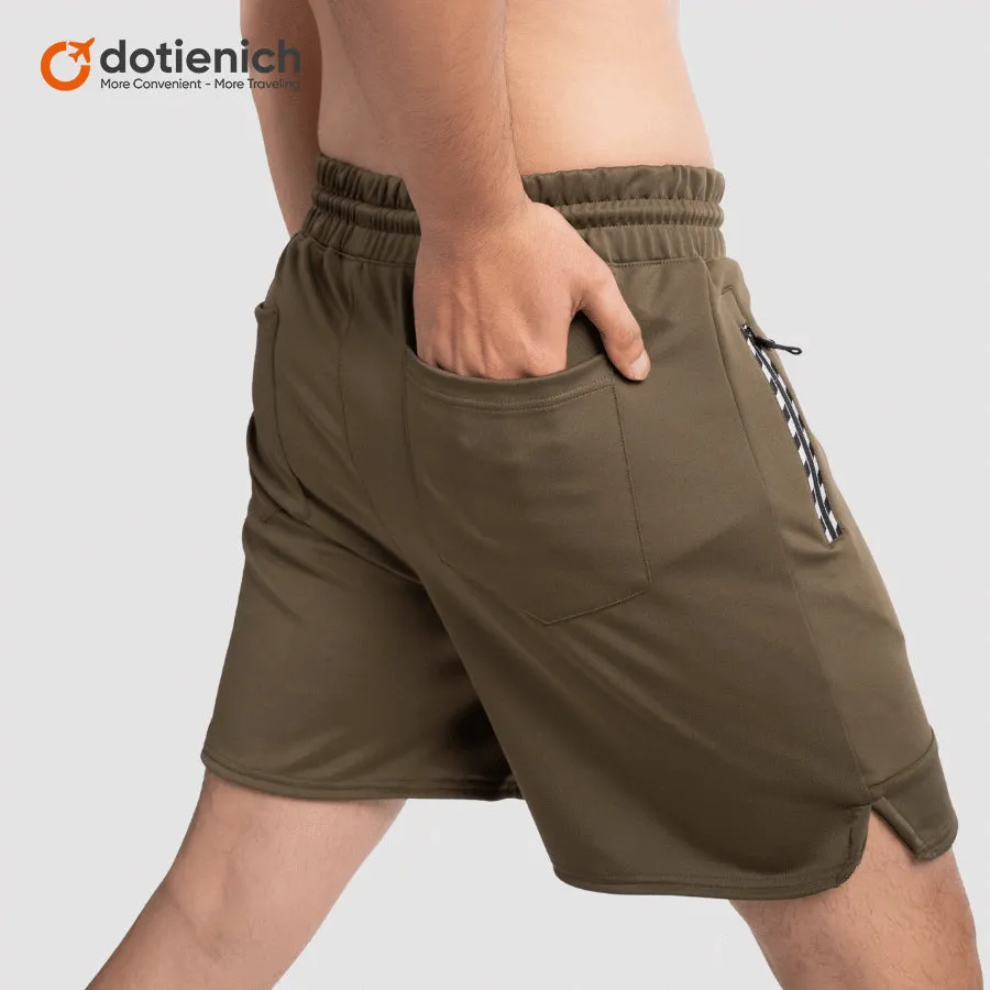 Short Slimfit Double Face Silky Q01-066