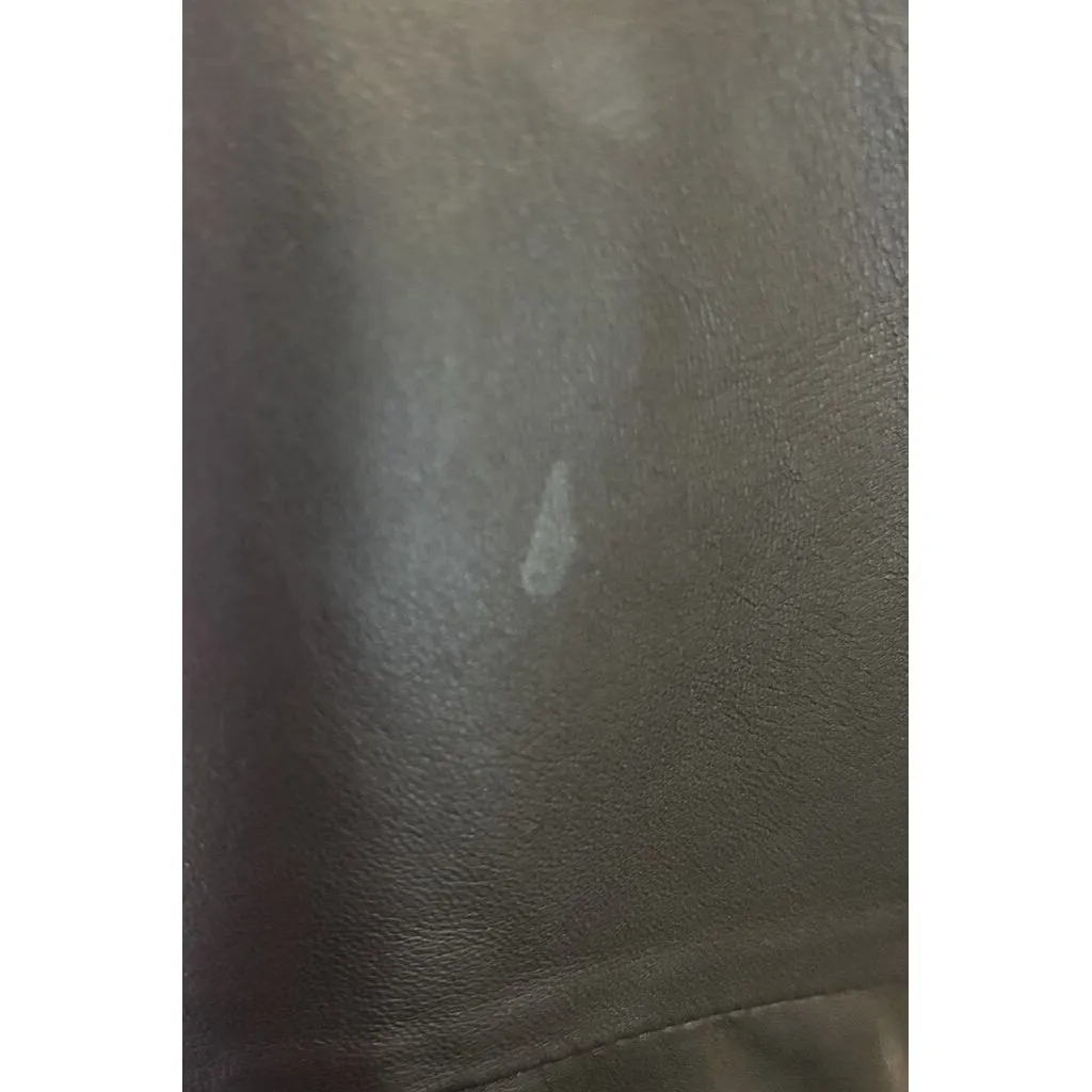 Theory Black Leather Shift Dress - Size 2